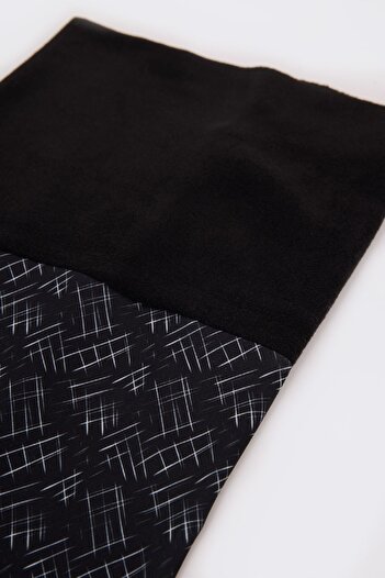 DeFacto Men's Patterned Fleece Inside Scarf A9761Ax24Wn