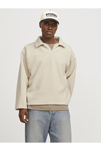 Jack & Jones Fleece Sweatshirt Einfarbig Fleece Sweatshirt