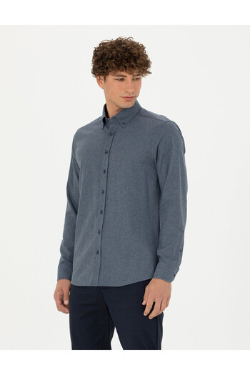 Pierre Cardin Saks Regular Fit Uzun Kollu Gömlek 50275625-VR032