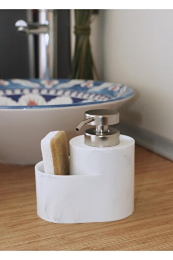 The Mia Δοχείο υγρού σαπουνιού Marble Sponge 400 ml