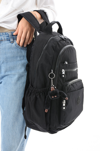 By Hakan Eba-8861 Klinkır School Bag Backpack Daily Trip Sports Travel Holiday Black with Multi-Compartment Laptop Compartment