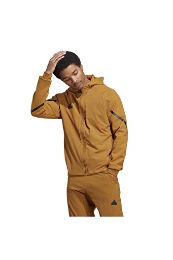 adidas Мъжко ежедневно кафяво яке - M D4gmdy Prfzhd, Ic8043