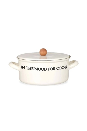 MİEN Emy1008B Enameled Short Pot 22cm