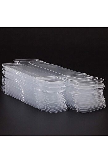 Choice 50pcs transparent 50/100pcs Protector Clear PVC Cases 1/64 Car Toy Dustproof Box Case Display Prot