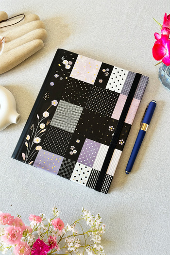 Victoria's Journals Caiet secret cu rigle de 192 pagini pe spirală - 96 coli, 17x24 cm, 90g