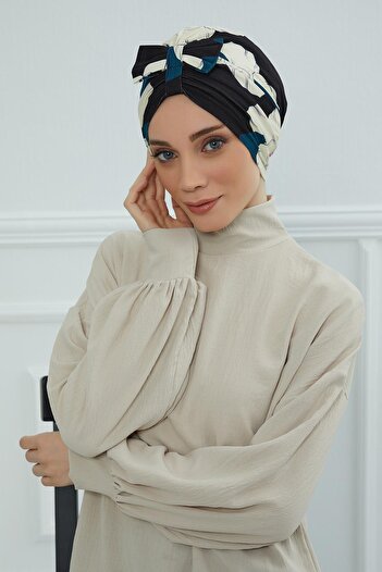 Aisha's Design Μπόνε με σχέδιο με φιόγκο μπροστά, B-7YD