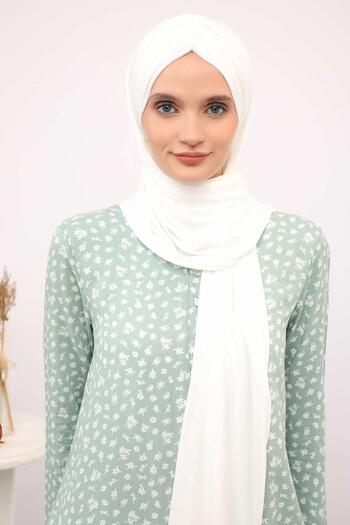 Aisha's Design Πρακτικό χτενισμένο βαμβακερό σάλι, CPS-44, CPS-44, Κρέμα