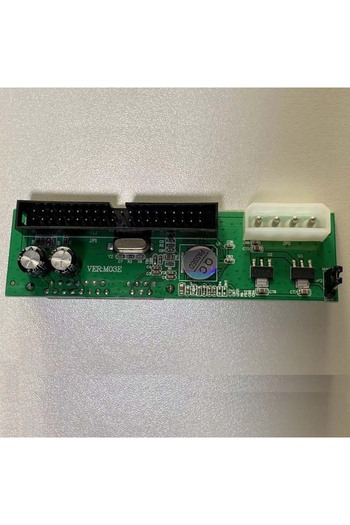 Choice green OULLX SATA to IDE Adapter Interface Converter Pata to Sata for 22Pin 2.5" 3.5" Serial ATA to 4