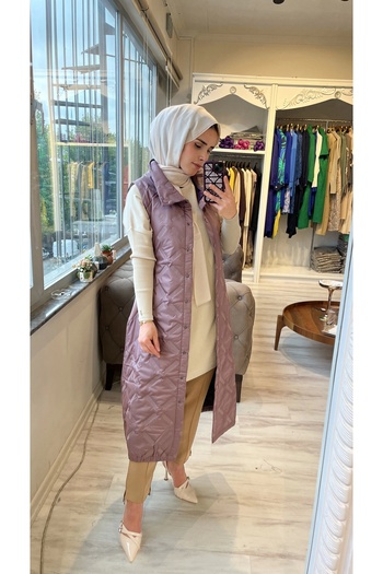 Invee Καπιτονέ γιλέκο με προπέλα Dusty Rose