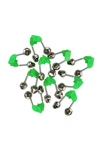 KOQZM 10pcs 10 Pcs Fishing Accessories Plastic Clip Snap Fish Bells Fishing Rods Special Double Ring Fishi