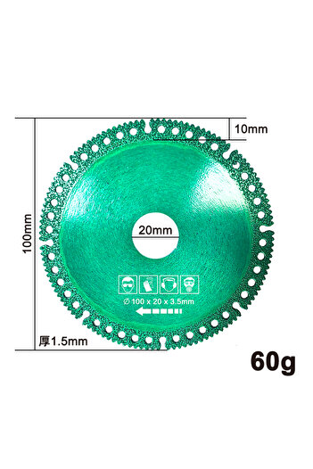 Choice 1pc cutting blade Multifunctional Composite Angle Grinder Brazing Cut Blade Dry Slicing Ceramic Tile