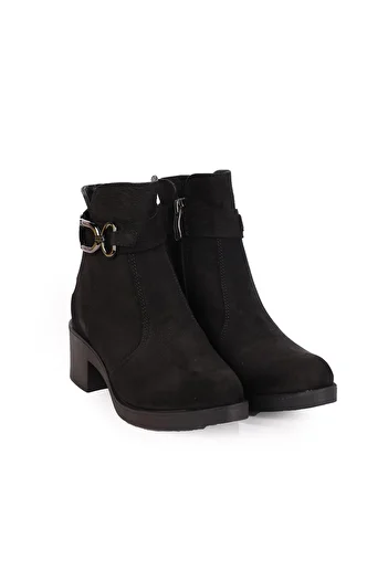 Mammamia D24Kb-1265 Women's Leather Heeled Boots