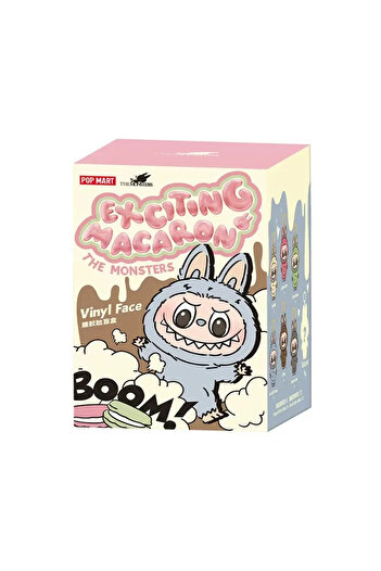 Choice Labubu Canavarlar Kalp Atışı Makaron Emaye Yüz Kör Kutu Pvc Heykelcik Masa Üstü Süsü Kawaii...
