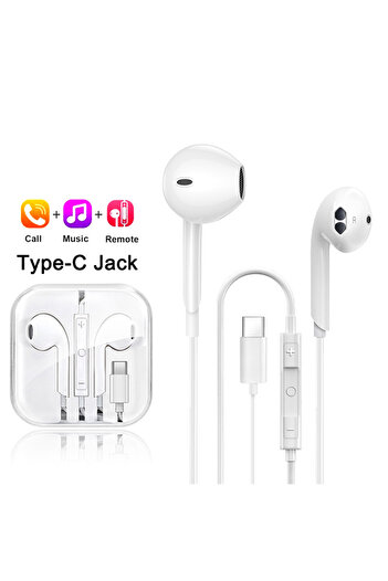 Choice For Type-C Original Headphones For Apple iPhone 16 15 14 13 11 12 Pro Max Plus In-ear Lightning 3.5M