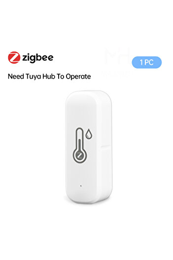 Choice1 Zigbee-1Pcs Tuya Zigbee/Wifi Smart Temperature And Humidity Sensor Battery Powered Thermometer APP S