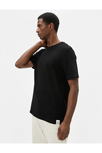 Koton Ανδρικό μαύρο T-shirt