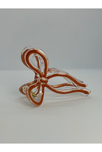 Uzak Işıklar Women's Large Size Transparent Ekay Bow Buckle