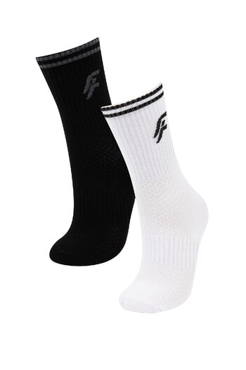 DeFacto Women's 2-Piece Cotton Long Socks C6454Axns