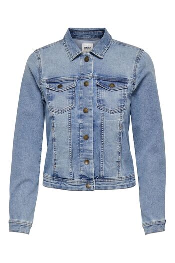 ONLY Blaue Jeansjacke für Damen 15192447
