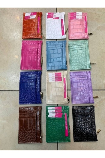 SHIKIRTI Zip Section Card Holder