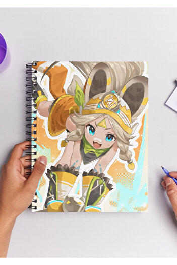 Home Genshin Kachina Spiral Notebook A5 (50 Sheets)