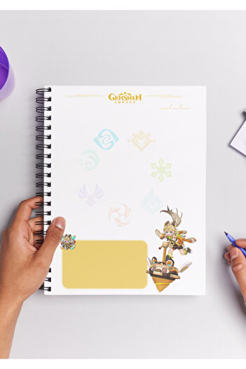 Home Genshin Kachina Spiral Notebook A5 (50 Sheets)