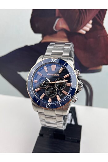 Quantum STEEL MEN'S WRISTWATCH 10 ATM WATERPROOF