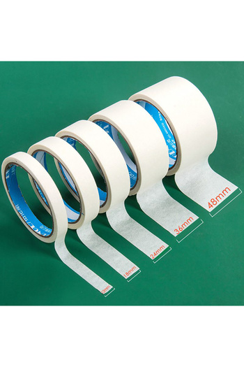 Choice Width 15MM 12M Masking Tape White Writable Sealing Self Adhesive Tape Waterproof for Art Painting Sk