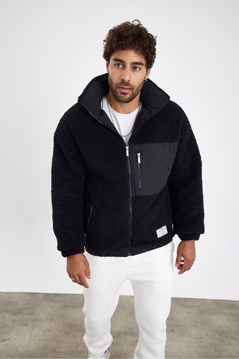 Weyeze Plush Zippered Quilted Coat Af-K86060Lns