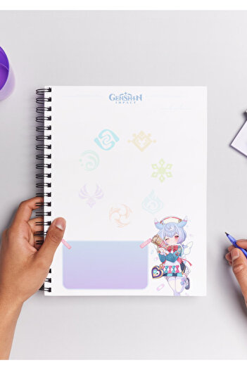 Home Genshin Sigewinne Spiral Notebook A5 (50 Sheets)