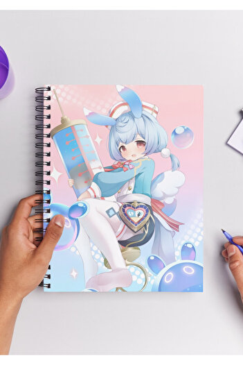 Home Genshin Sigewinne Spiral Notebook A5 (50 Sheets)