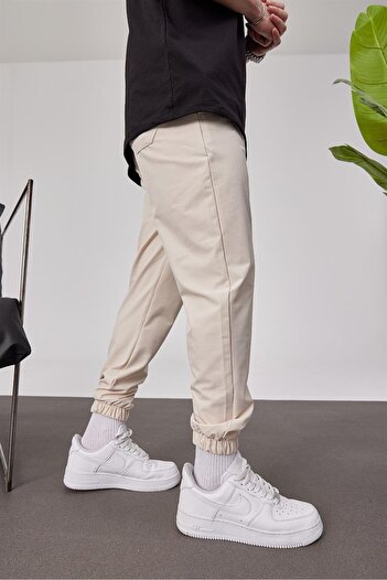 NOMARC Parachute Fabric Cream Jogging