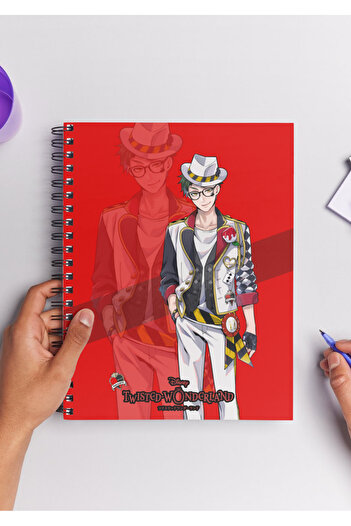 Home Twisted Wonderland Spiral Notebook A5 (50 Sheets)