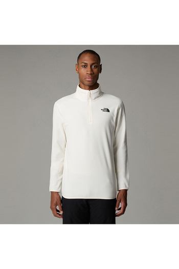 THE NORTH FACE 100 Glacier 1/4 Zip Чоловіча світло-бежева кофта з круглим вирізом