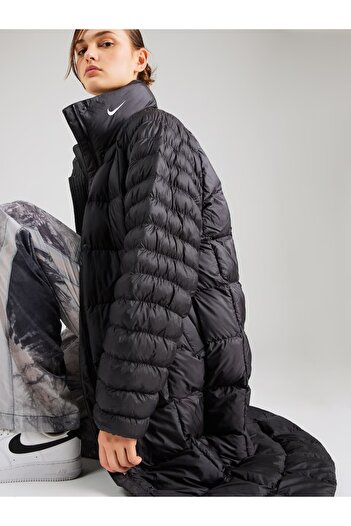 Nike Sportswear Swoosh Puffer PrimaLoft Siyah Kadın Mont