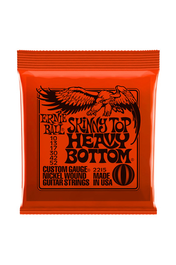 Ernie Ball P02215 Skinny Top Heavy Bottom Nickel 10-52 Electric Guitar String