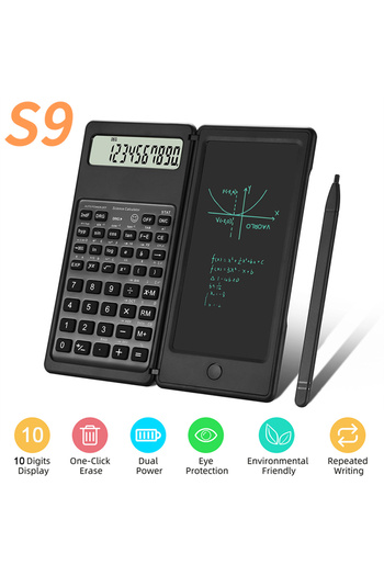 Choice1 S9 Scientific VAORLO 2 IN 1 Foldable Scientific Calculators With 6 Inch Writing Tablet Digital Drawi