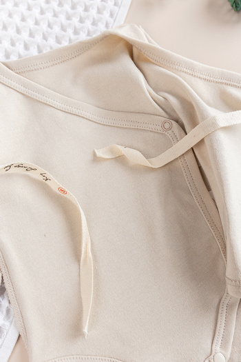 Babymod Reverse Stitched Newborn Double Breasted Snap Fastener Bodysuit