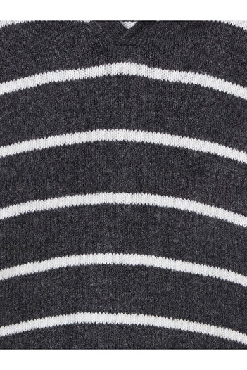 LC Waikiki Crew Neck Striped Baby Boy Knitwear Sweater