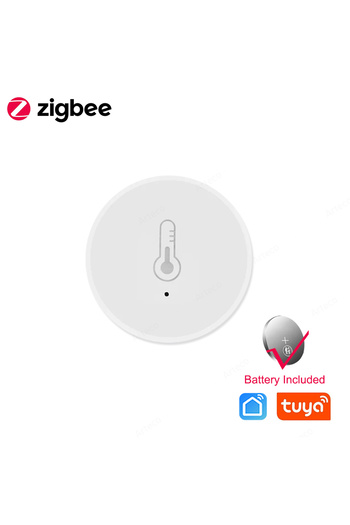 Choice 1pcs Zigbee 3.0 Temperature And Humidity Sensor Remote Monitor By Smart Life APP Battery Powered Wor
