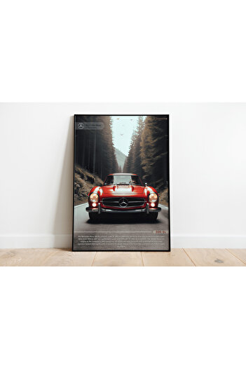 Aksel Home Mercedes-Benz 300SL Tablo Poster