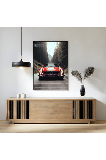 Aksel Home Mercedes-Benz 300SL Tablo Poster