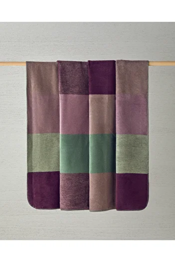 English Home Beige King Size Blanket - 220x240 Cm Cotton Block