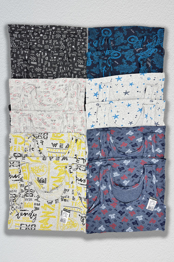 BEYAZTOPTAN Menbox Boy's Patterned Athlete 12 Pack