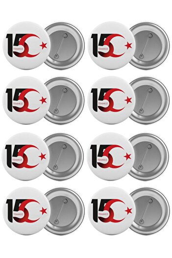 Saturn Набір 15 липня Сумочка-брошка, 8 штук, найбільший розмір 5,8 см, шпилькова брошка