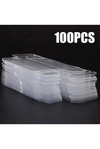 Choice 30x40x82mm 100PCS 50/100PCS 1/64 PVC Model Display Box Case Showcase Protection Transparent Dustproo