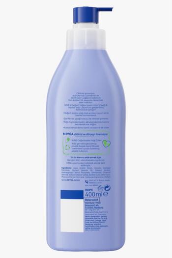 NIVEA Değerli Yağlar Içeren Nemlendirici Vücut Losyonu 400ml, Kiraz Çiçeği, Jojoba Yağı, Kuru Cilt Tipleri