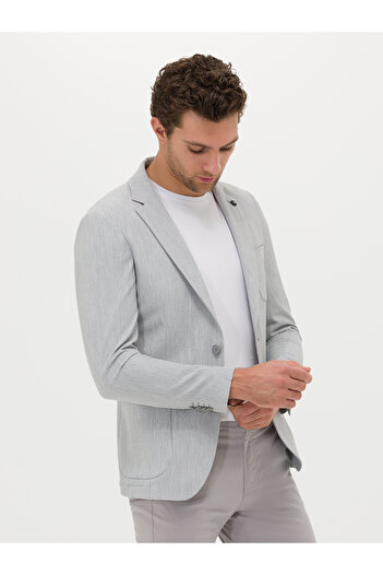 Cacharel Açık Gri Ex. Slim Fit Ceket 50269215-VR001