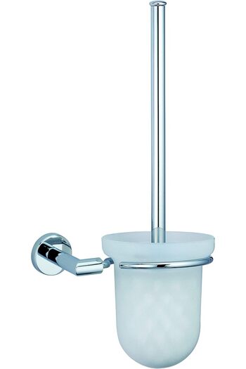 STOREMAX Polysight Minimax A44790 Toilet Brush Holder, Chrome Trendzap 467437