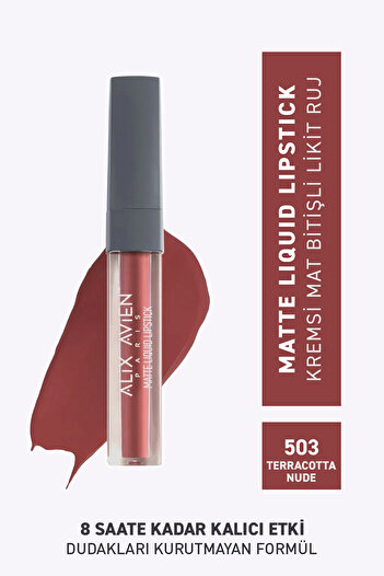 Alix Avien ALIX AVIEN MATTE LIQUID LIPSTICK 503 TERRACOTTA NUDE